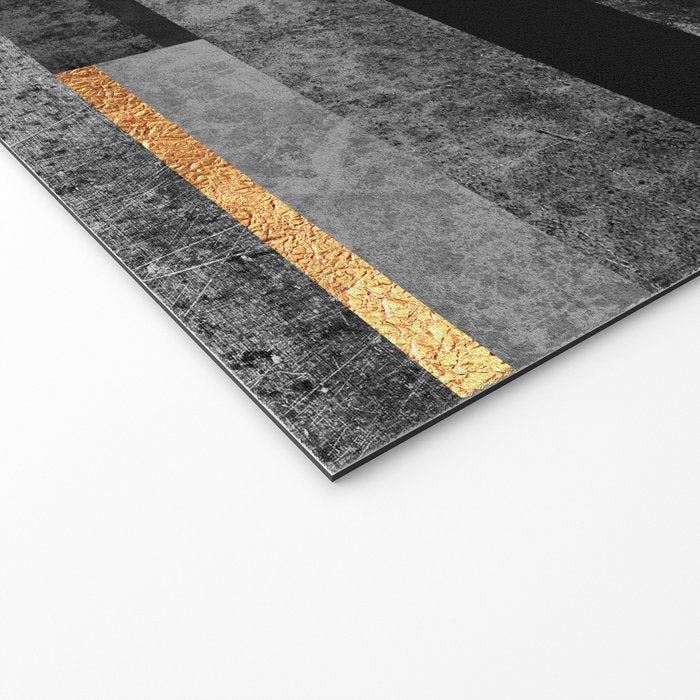 Urban Black & Gold Welcome Mat Gallery Image 2