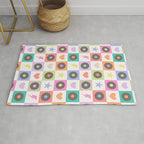 Colorful Checkerboard 80s - Pastel Colors Rug Gallery Image 1