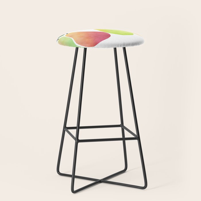 Watercolor Pears / Fruit Illustration Stool Gallery Image 1