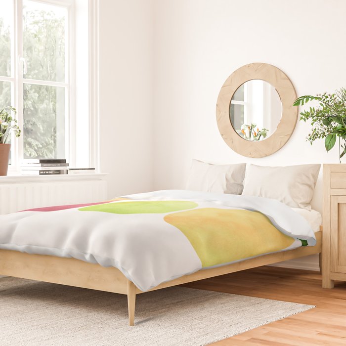 Watercolor Pears / Fruit Illustration Duvet Cover Gallery Image 2