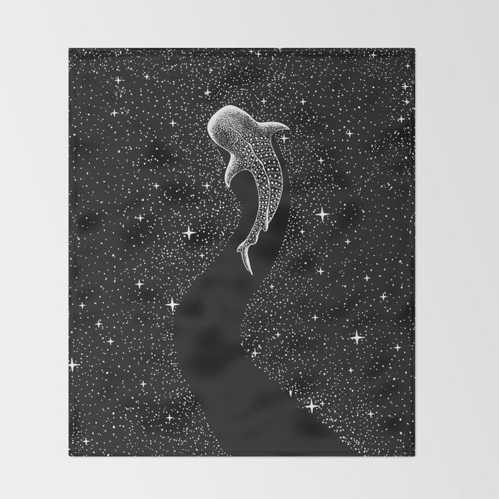 Star Eater (Black Version) Throw Blanket Gallery Image 2