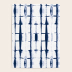 Shibori Stripes 4 Indigo Blue Poster Gallery Image 4