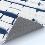 Shibori Stripes 4 Indigo Blue Rug Gallery Image 4