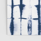 Shibori Stripes 4 Indigo Blue Poster Gallery Image 3
