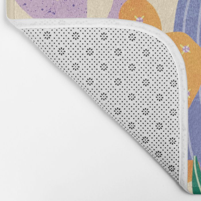Cactus Blooms Bath Mat Gallery Image 2
