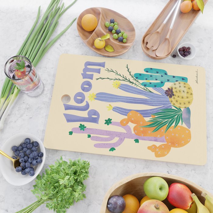 Cactus Blooms Cutting Board Gallery Image 2