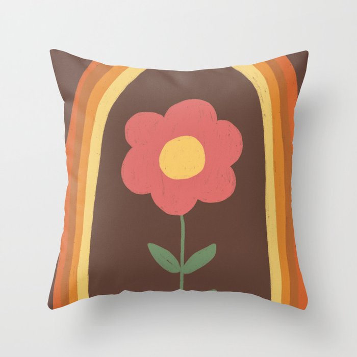 Under the rainbow Throw Pillow Gallery Image 1