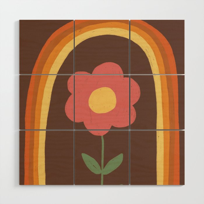 Under the rainbow Wood Wall Art Gallery Image 1