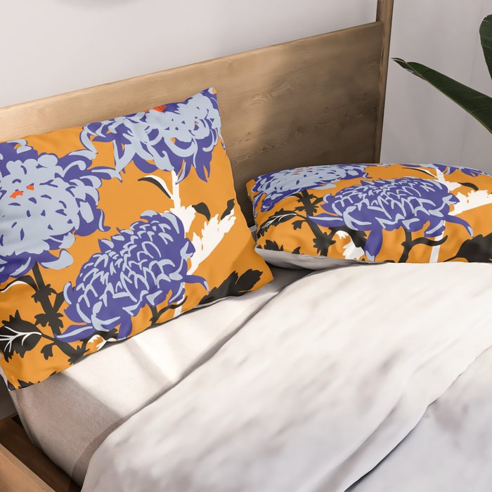 Flower Market Hong Kong Pillow Sham Gallery Image 2