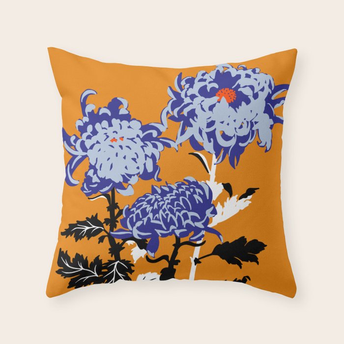 Flower Market Hong Kong Throw Pillow Gallery Image 6