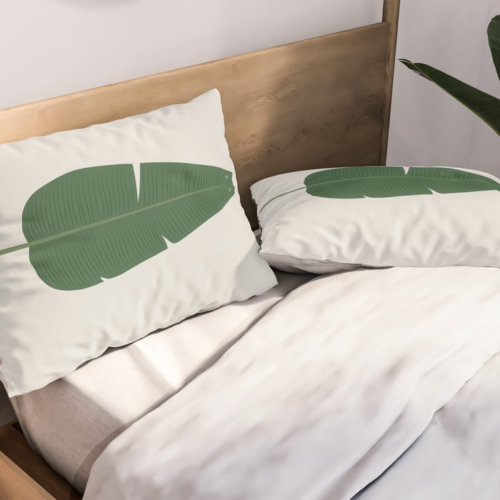 Cat and Plant 23 Pillow Sham Gallery Image 2
