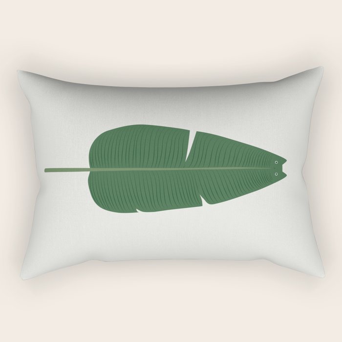 Cat and Plant 23 Rectangular Pillow Gallery Image 2