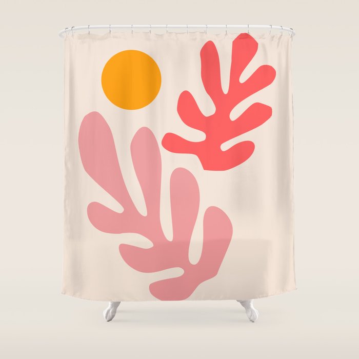 Henri Matisse - Leaves - Blush Shower Curtain Gallery Image 1