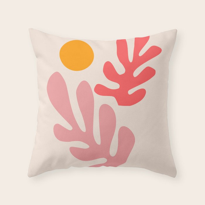 Henri Matisse - Leaves - Blush Throw Pillow Gallery Image 6