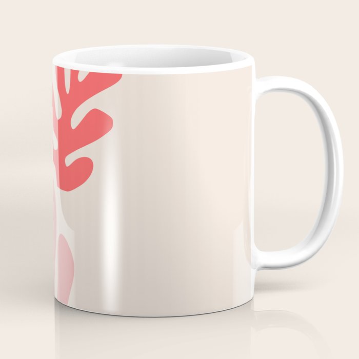 Henri Matisse - Leaves - Blush Coffee Mug Gallery Image 1