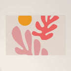 Henri Matisse - Leaves - Blush Welcome Mat Gallery Image 1