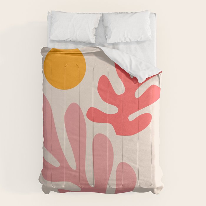 Henri Matisse - Leaves - Blush Comforter Gallery Image 1