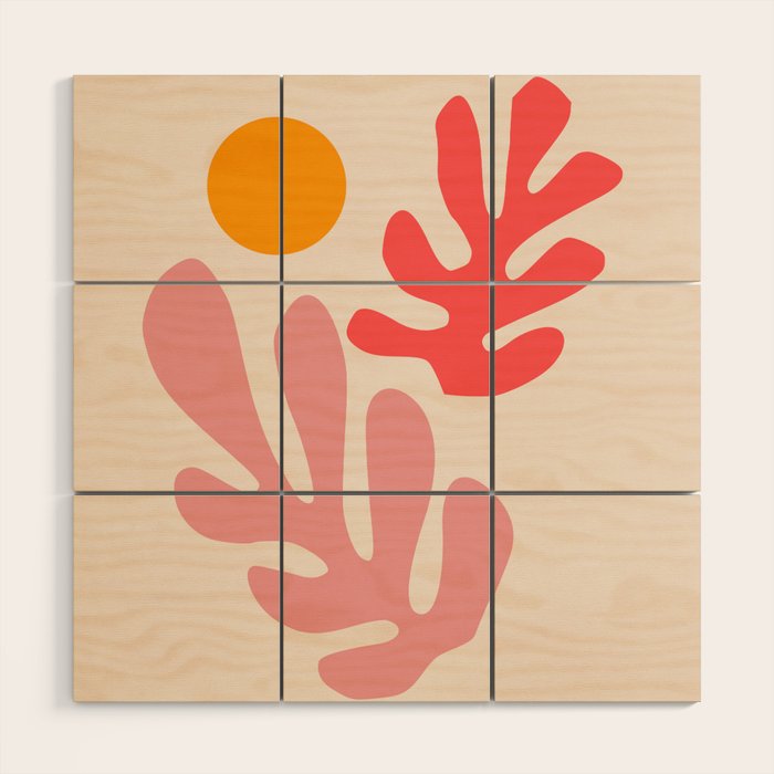 Henri Matisse - Leaves - Blush Wood Wall Art Gallery Image 1