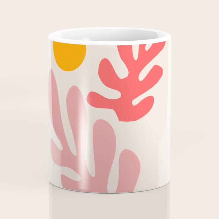 Henri Matisse - Leaves - Blush Coffee Mug Gallery Image 4