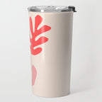Henri Matisse - Leaves - Blush Travel Mug Gallery Image 2