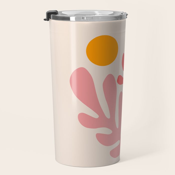 Henri Matisse - Leaves - Blush Travel Mug Gallery Image 3
