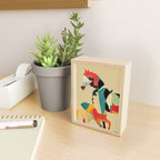 Colorful Abstract Horses 1 Mini Art Print Gallery Image 2