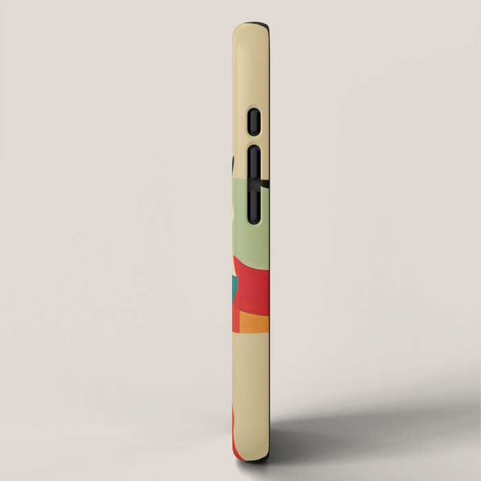 Colorful Abstract Horses 1 iPhone Case Gallery Image 2