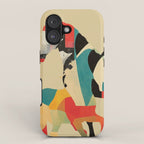 Colorful Abstract Horses 1 iPhone Case Gallery Image 1