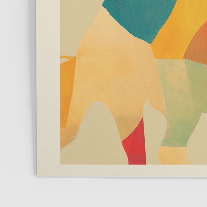 Colorful Abstract Horses 1 Poster Gallery Image 3
