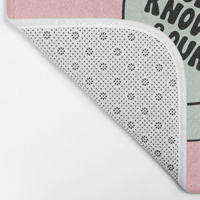 Cancer Conversation Heart Bath Mat Gallery Image 2