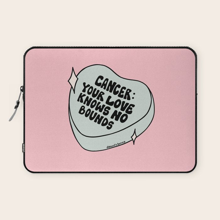 Cancer Conversation Heart Laptop Sleeve Gallery Image 1