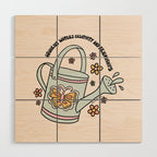 Aquarius Watering Can Wood Wall Art Gallery Image 1