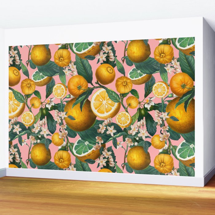 Juicy Lemons II Wall Mural Gallery Image 2