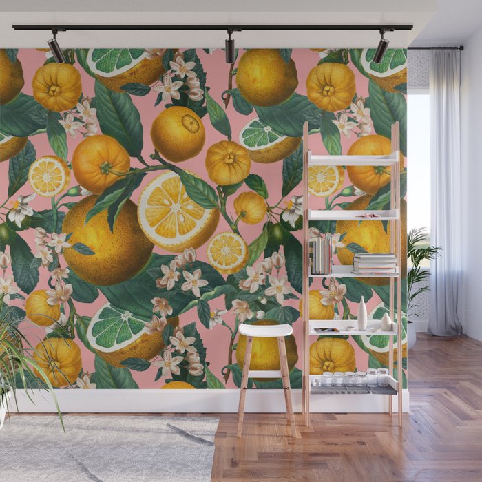 Juicy Lemons II Wall Mural Gallery Image 1