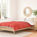 Red Striped Color Gradient Duvet Cover Gallery Image 2