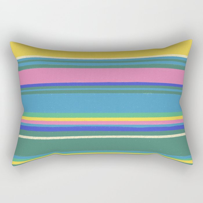 Folk abstract pattern  #2 Rectangular Pillow Gallery Image 1