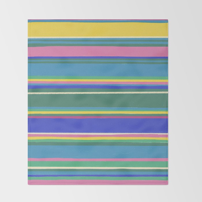 Folk abstract pattern  #2 Throw Blanket Gallery Image 2