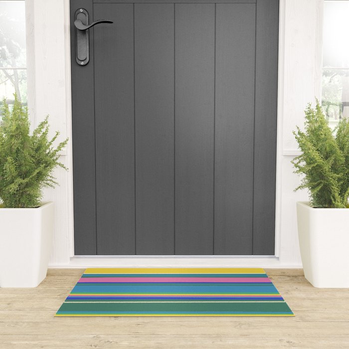 Folk abstract pattern  #2 Welcome Mat Gallery Image 3