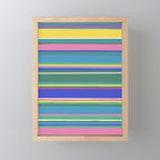 Folk abstract pattern  #2 Mini Art Print Gallery Image 1