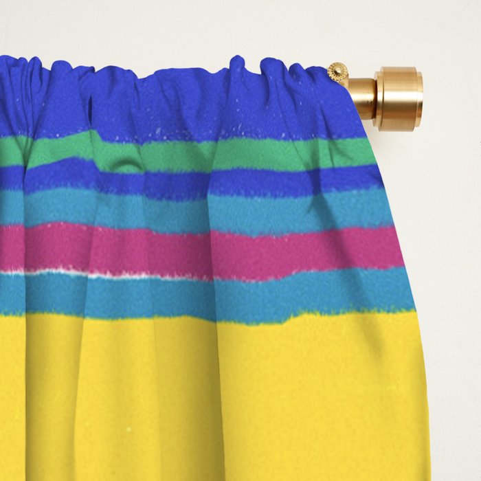 Folk abstract pattern  #2 Window Curtain Gallery Image 2