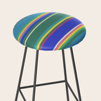 Folk abstract pattern  #2 Stool Gallery Image 2