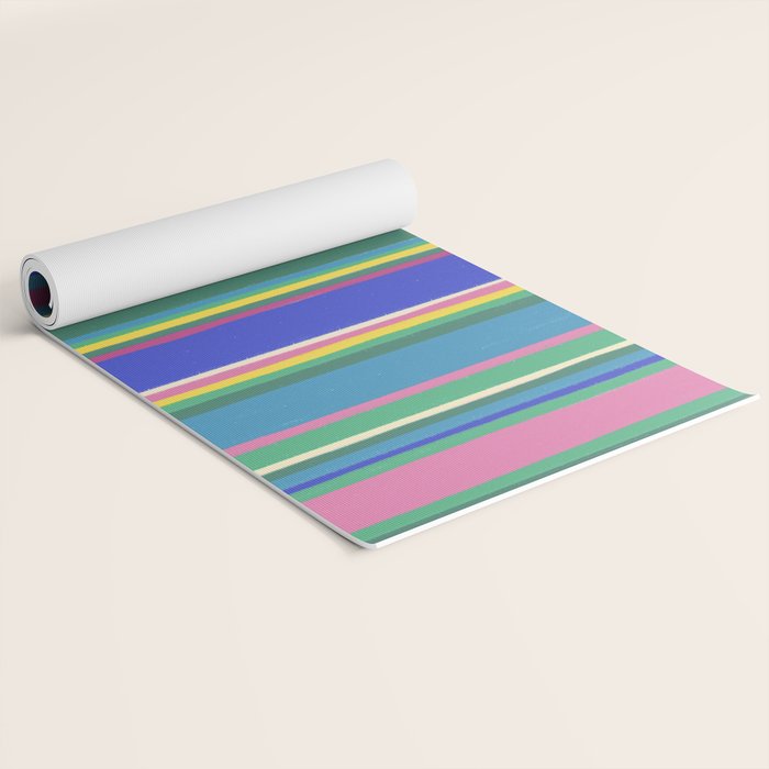 Folk abstract pattern  #2 Yoga Mat Gallery Image 2