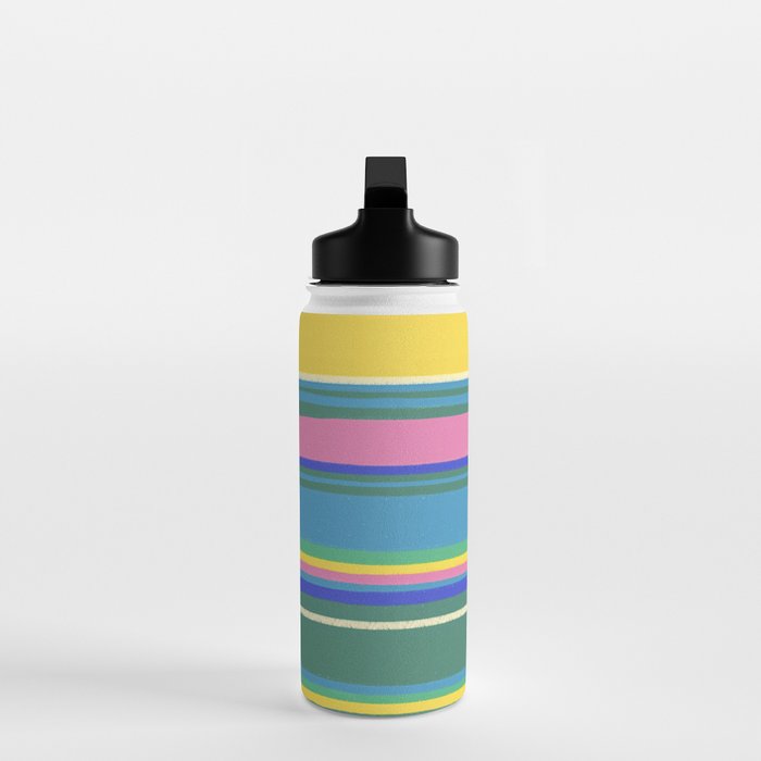 Folk abstract pattern  #2 Water Bottle Gallery Image 3