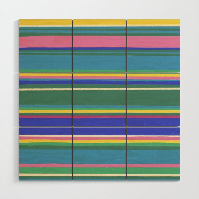 Folk abstract pattern  #2 Wood Wall Art Gallery Image 1