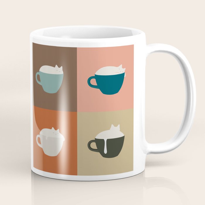 Catpuccino 2x2 Coffee Mug Gallery Image 1