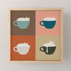 Catpuccino 2x2 Mini Art Print Gallery Image 1