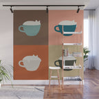 Catpuccino 2x2 Wall Mural Gallery Image 1