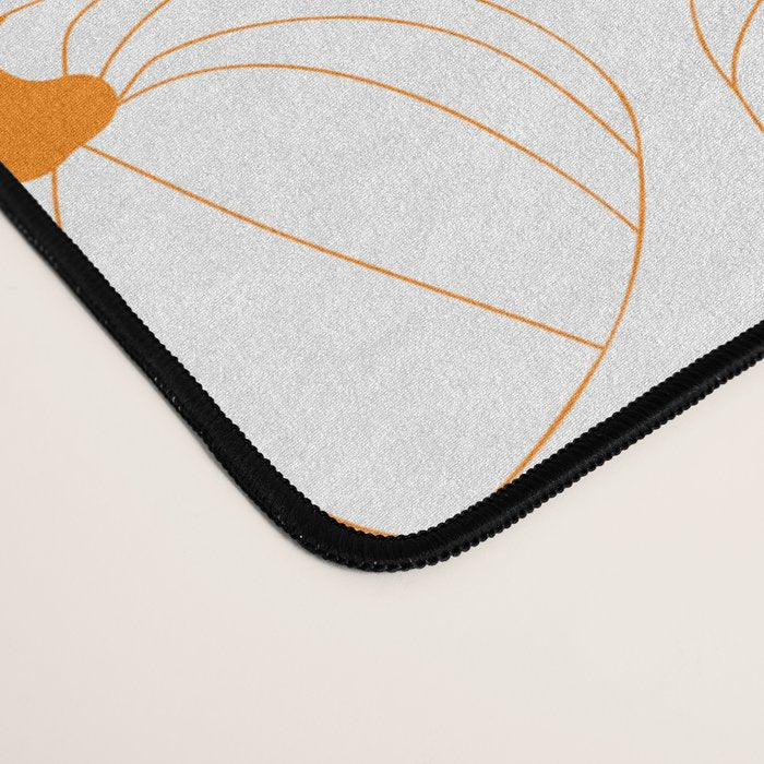 Autumn pumpkin vegetable pattern Desk Mat Gallery Image 4