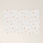Autumn pumpkin vegetable pattern Welcome Mat Gallery Image 1