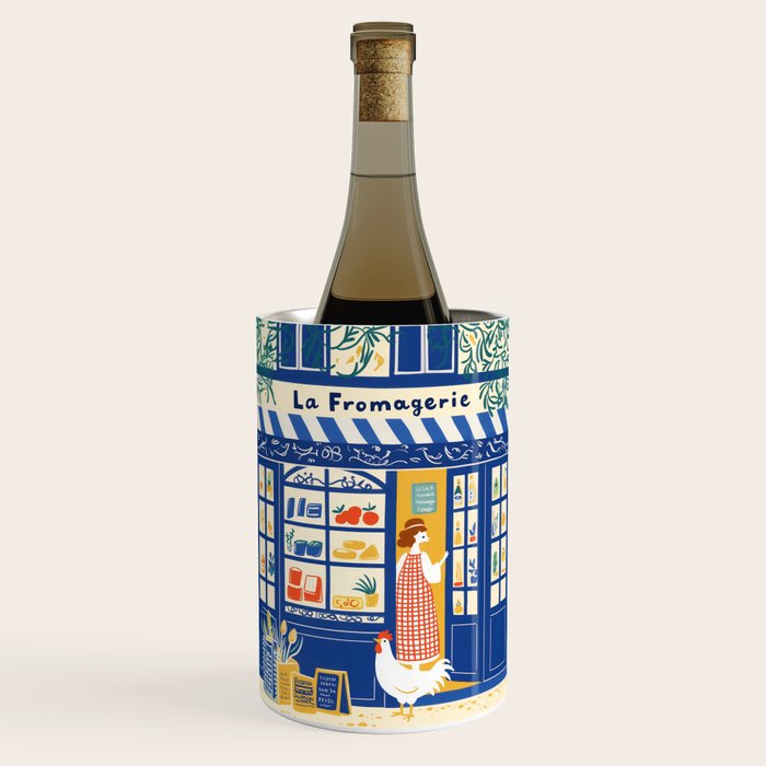 Charming French Cheese Shop Wine Chiller Gallery Image 1